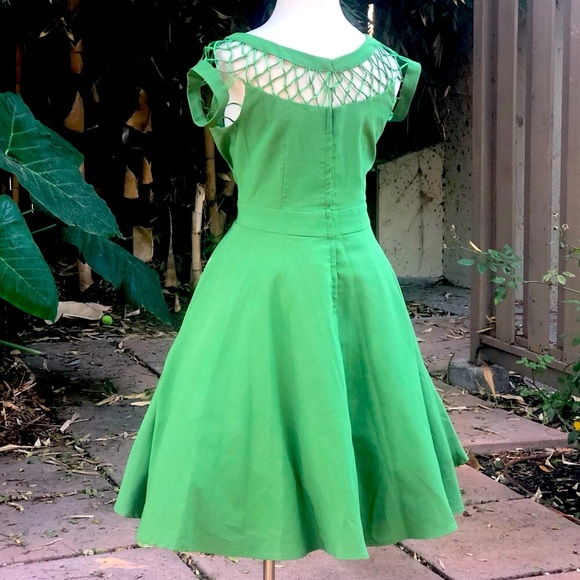 1950s Style fit and flare dress pinupgirl.com - Picture 6 of 10